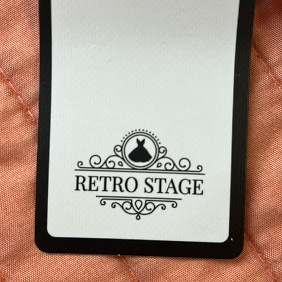 NWT Retro Stage 60s Inspired HALTER COLORBLOCK FLORAL SLEEVELESS JUMPSUIT sz 2XL - Picture 11 of 15